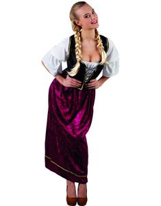 Fin Oktoberfest Kostym till Dam