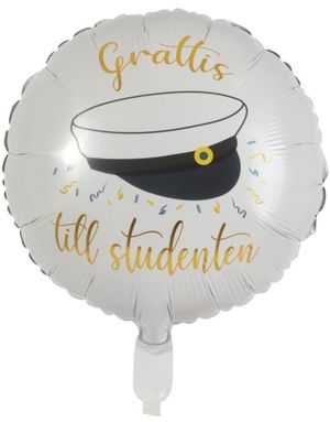 Grattis till Student Folieballongen 44 cm