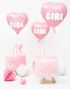 Its a Girl - Rosa Hjärtformad Folieballong 48 cm