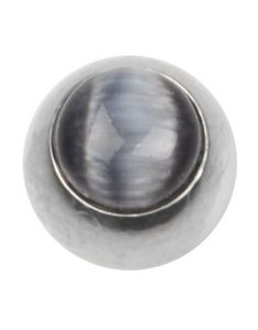 Cat Eye Grey - 6 mm Stålkula till 1,6 mm Stång