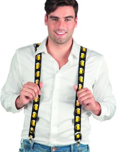Svart Oktoberfest Byxhänglen med Ölsejdlar