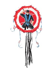 Rund Ninja Pull-Piñata 35x10x35 cm
