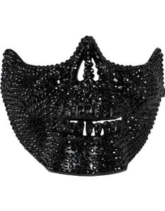 Svart Skjelett med Strass