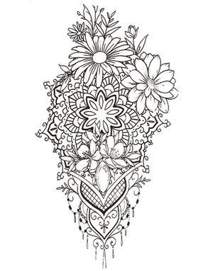 Mandala (Fake Tattoo)