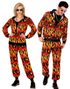  80 Talls Disco 8 Grilldress til Voksen UV GLOW - XX-Large