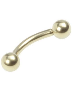 Banan Guldfärgad Ögonbrynspiercing