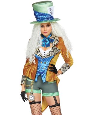 Klassisk Mad Hatter Inspirerad Dräkt till Dam