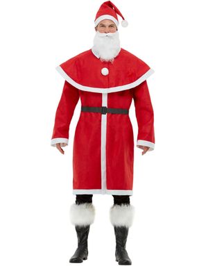 Christmas Santa - Dräkt till Man 5 Delar