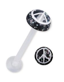 Freds Tecknet - Vit Tungpiercing