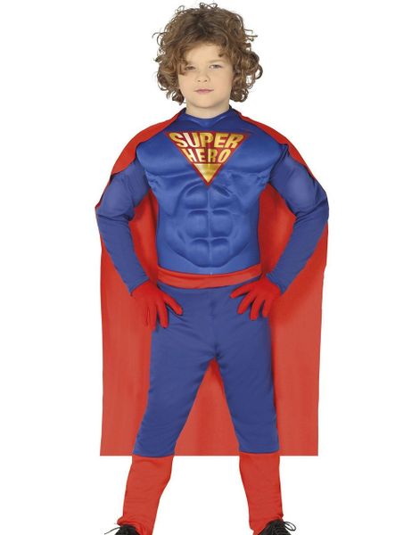 Superman Inspirerad Dräkt för Barn