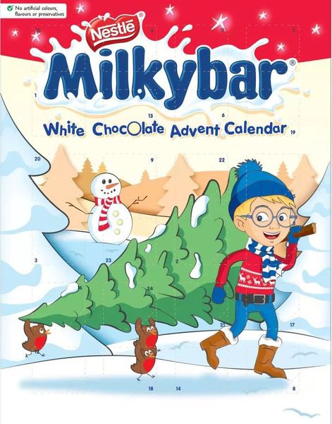 Nestlé Milkybar Hvit Sjokolade Adventskalender