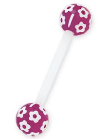 Sweet Flowers Purple - Tungpiercing