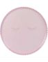 8 stk Rosa Kantede Tallerkener i Papp med Polkadots og Øyemotiv 25 cm - Pamper Party