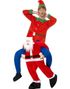 Jultomte Piggyback Ride - Unisex Lyxdräkt
