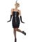 Daisy The Gatsby Flapper Damkostym - Svart