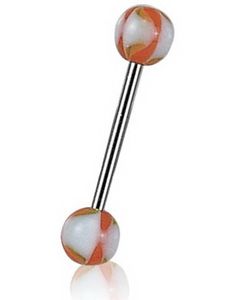 Twist In Orange - Tungpiercing