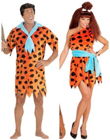 Pardräkt - Flintstones-dräkt