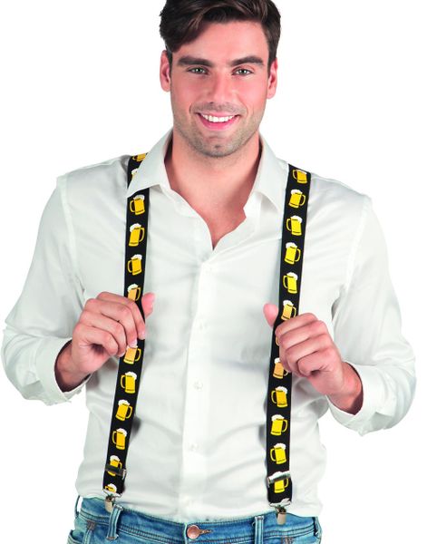 Svart Oktoberfest Byxhänglen med Ölsejdlar