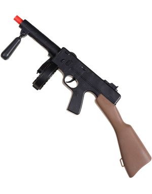 Tommy Machine Gun - 50 cm Maskeradtillbehör med Ljud