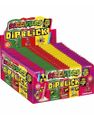 24 st Zed Candy Screamers Dip & Lick - Godisstänger med Sur Bruspulver - Hel Låda 0,96 kg