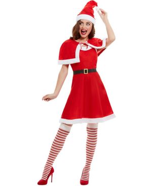 Söt Jultomte Dräkt till Dam 3 Delar