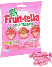 Fruit-tella Strawberry Mix 135 gram