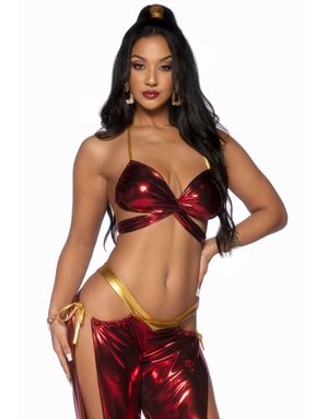 Sexy Ruby Desert Princess kostyme 2 Deler