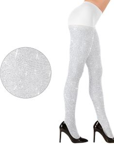 Strumpbyxor med Glitter – Vita