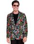 UV Glow Dia De Los Muertos Blazer til Mann