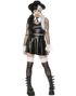 Gothic Schoolgirl - Svart og Hvitt Skolejente Kostyme - X-Small
