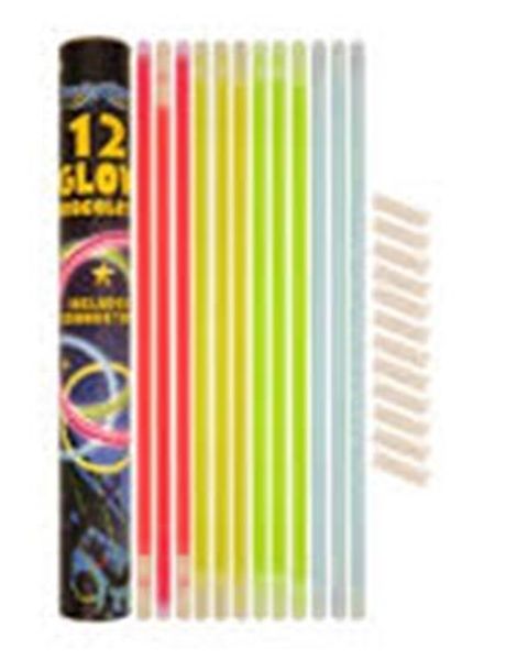 12 stk Glow Sticks Armband