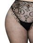 Fishnet Nettingsstrømpebukse Tights med Søm bak Plus Size
