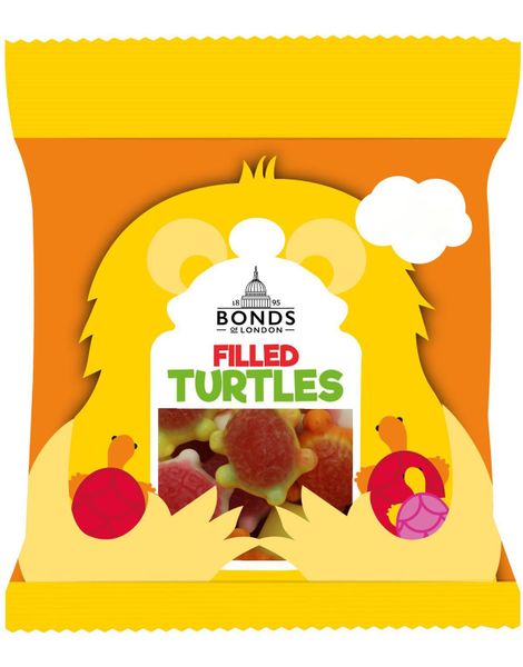 Filled Turtles - Bonds of London 50 gram (UK)