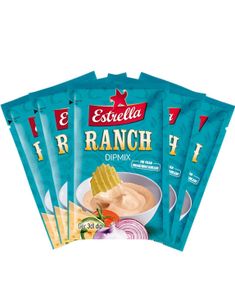 18 stk Ranch Dipmix - Mild tomat-, løk-, og hvitløksmak - Hel Eske 432 gram