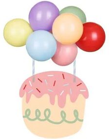 Kakedekorasjon med Ballonger DIY