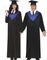 Svart och Blå Examen Cape - Unisex Maskeraddräkt