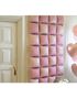 4 stk Tosidig Rosa Firkantet Folie Ballong for Backdrop/Bakgrunn