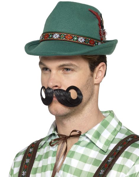 Grön Deluxe Trenker Oktoberfesthatt
