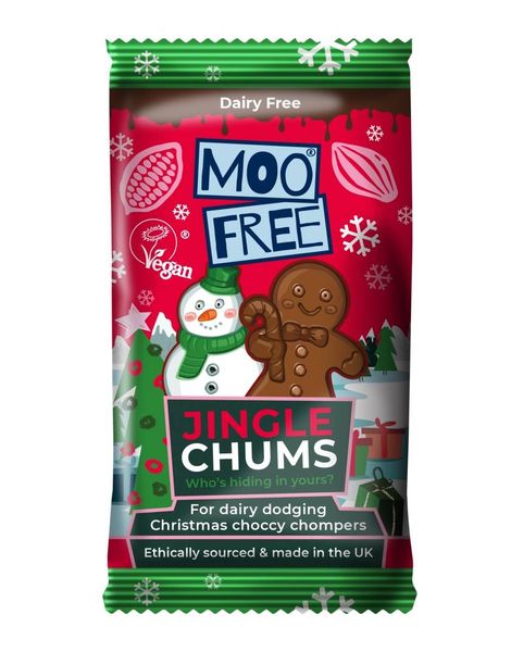 Moo Free Jingle Chums - Veganske Sjokoladebiter