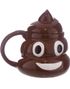 Brun Poop Emoji Kopp med Lock