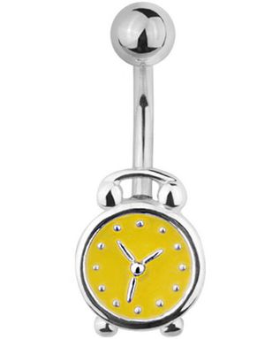 Time Is Up Navelpiercing - Gul