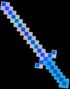 Minecraft Inspirert Pixel Sverd med LED Lys i Assorterte Farger - 62 cm