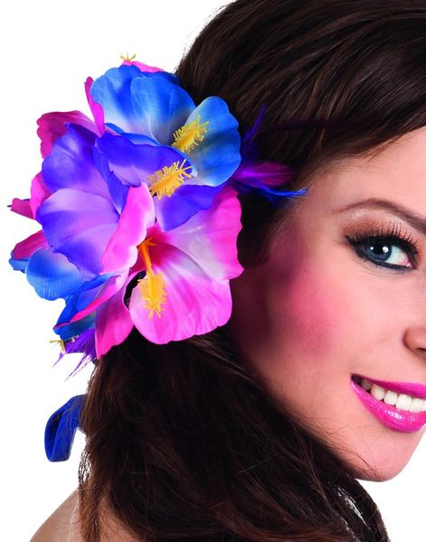 Underbart Hårspänne med STOR Hawaiiblomma