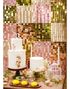 Veggpanel med Paljetter 30x30 cm Rosegull - Backdrop/Bakgrunn