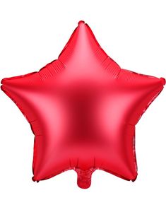 Stjerneformet Rød Folieballong 48 cm