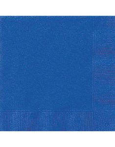 50 st Royalblå Servetter 33x33 cm