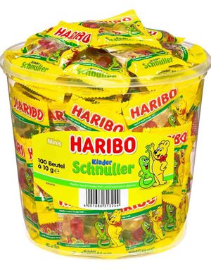 100 stk Haribo Vingummismokker Minis 1 kg