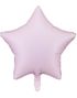 Stjerneformet Matt Lilla Folieballong 48 cm