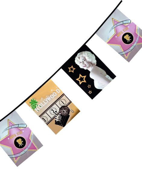 6 Meter Lång Banner - Hollywood Fame