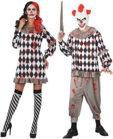 Pardräkt – Creepy Clown